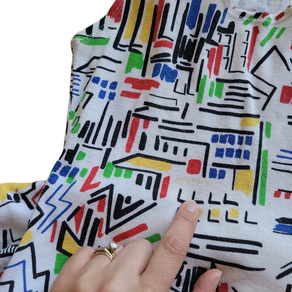 1980s/90s Sweet Inspirations California graffiti style dress - Picture 5 of 5